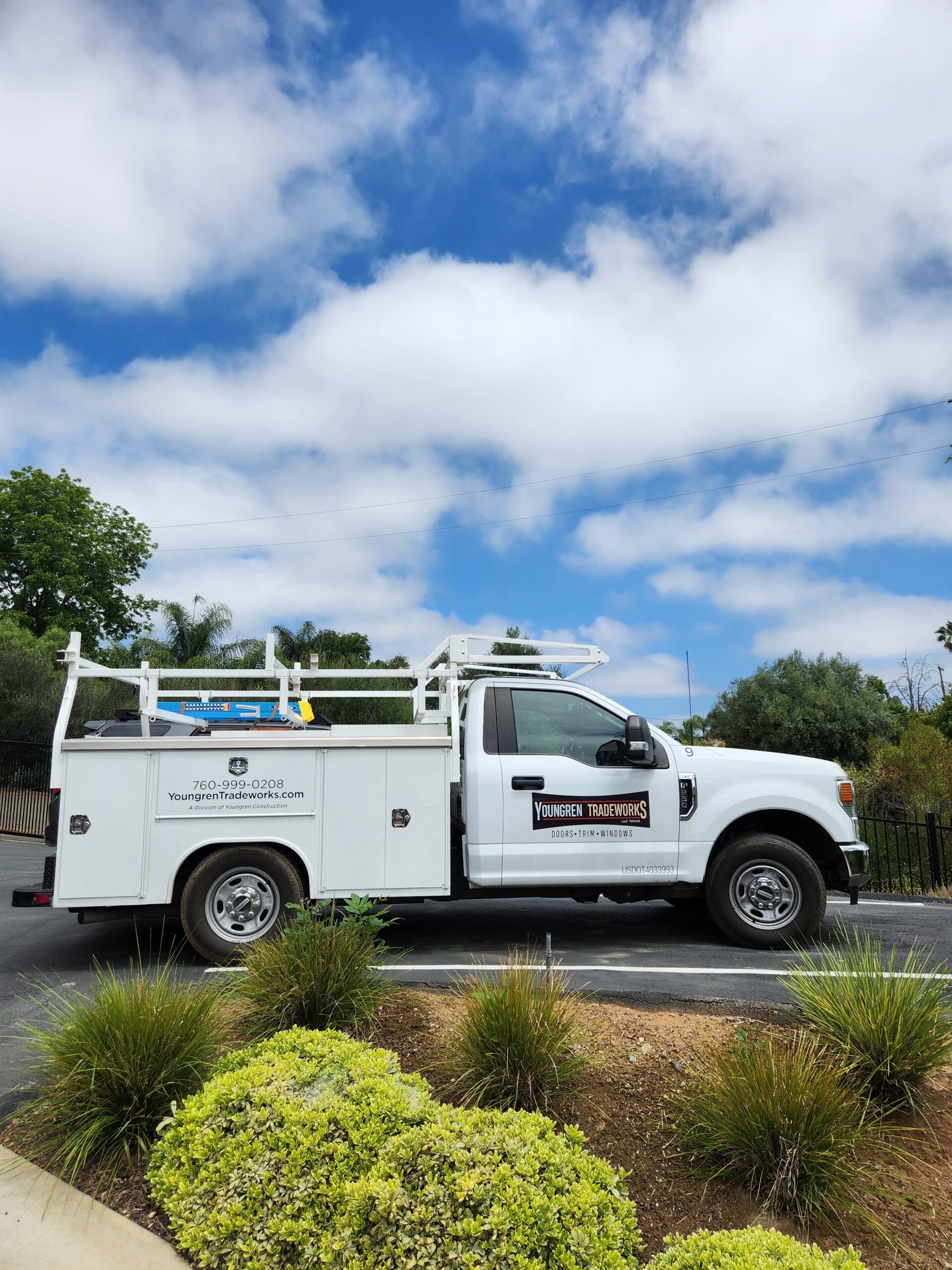 Youngren Tradeworks company vehicle ready to visit job sites