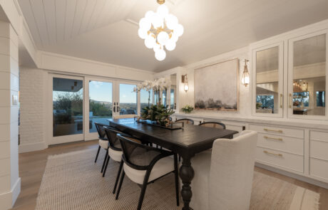 Showstopping ceiling paneling by Youngren Tradeworks in a client's home remodel