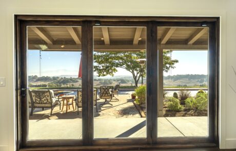 Accordion patio doors installed in a Murrietta home by Youngren Tradeworks